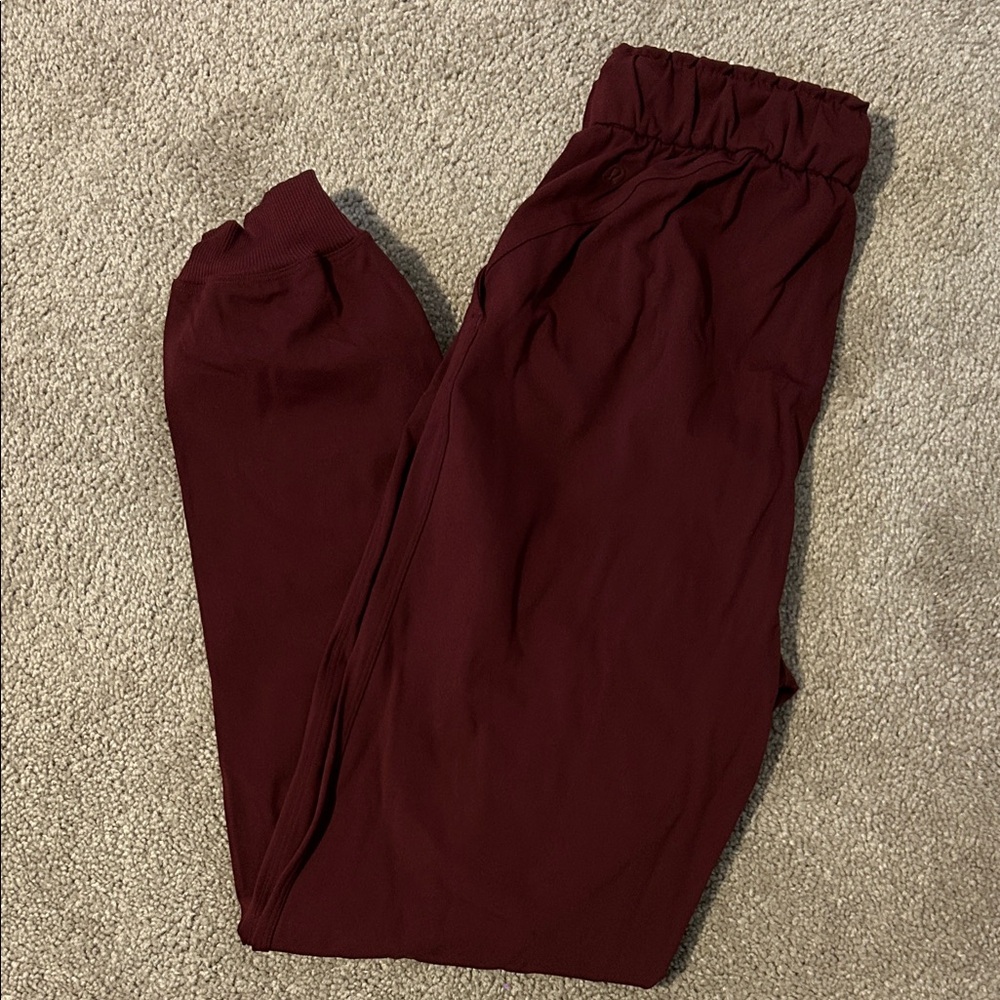 lululemon athletica Burgundy Track Pants